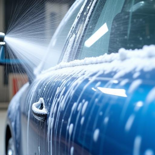 Express wash in progress